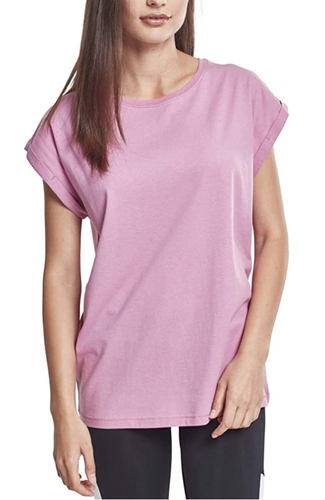 Classics Ladies Extended Shoulder Tee T-Shirt Donna