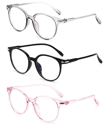 Clear Frame Clear Lens Glasses Anti Eyestrain