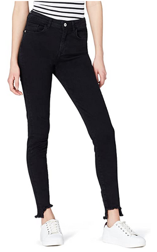 Vaqueros Ceñidos de Tiro Alto Mujer