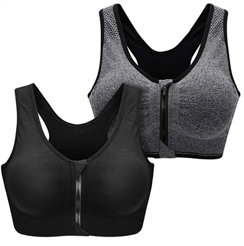 SANMIO Reggiseni Sportivi da Donna, Reggiseno Sportivo Bustier per Donna Spalle Scoperte Yoga per Fitness Sport di Medio Impatto per Ciclismo Jogging Boxe
