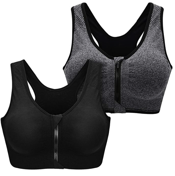 SANMIO Reggiseni Sportivi da Donna, Reggiseno Sportivo Bustier per Donna Spalle Scoperte Yoga per Fitness Sport di Medio Impatto per Ciclismo Jogging Boxe